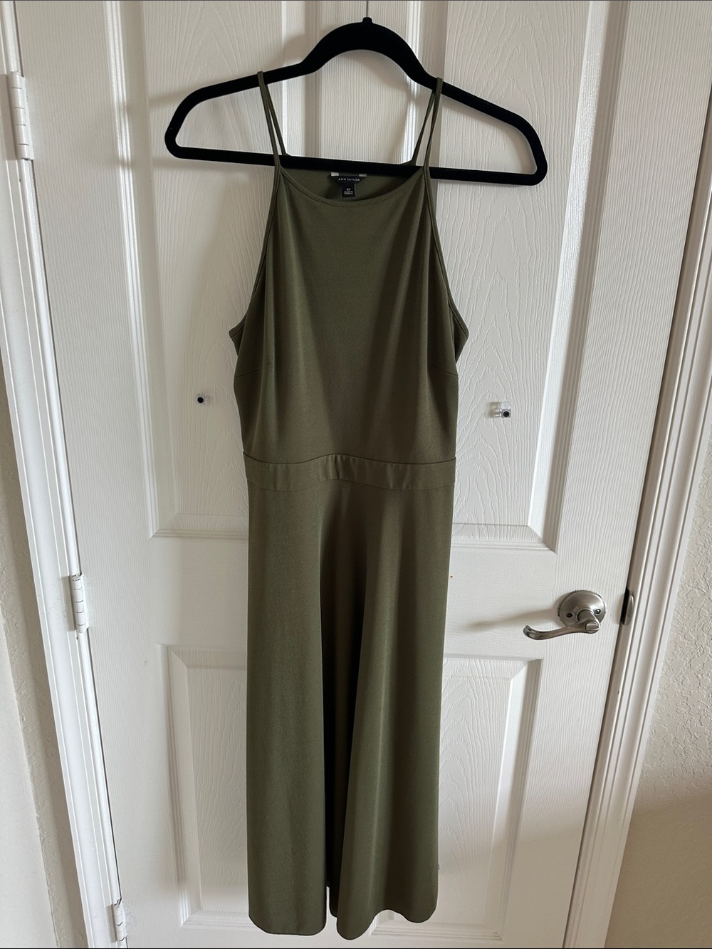 Olive Green midi dress
